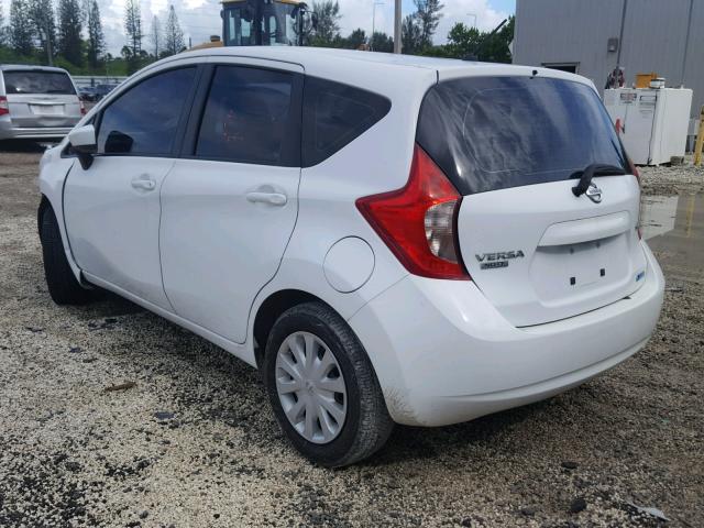 3N1CE2CPXFL405624 - 2015 NISSAN VERSA NOTE WHITE photo 3