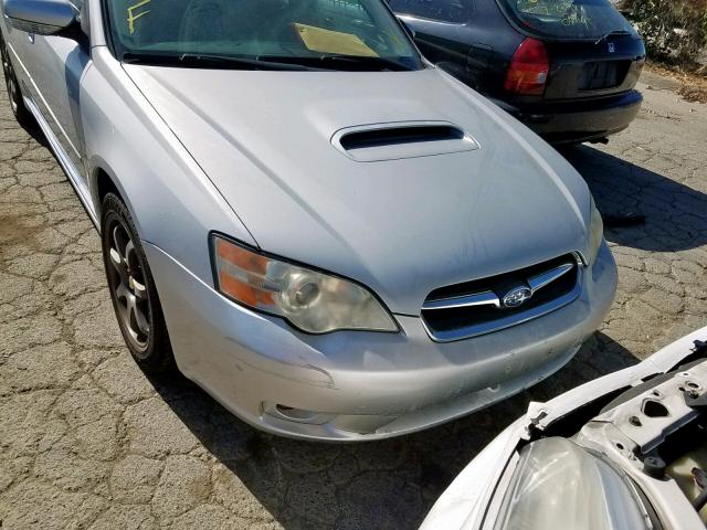 4S3BP676164305462 - 2006 SUBARU LEGACY GT SILVER photo 10