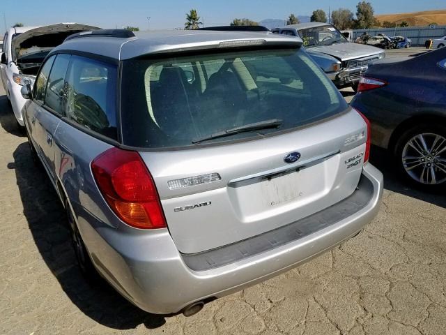 4S3BP676164305462 - 2006 SUBARU LEGACY GT SILVER photo 3