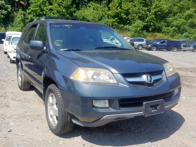 2HNYD18206H521172 - 2006 ACURA MDX GREEN photo 1