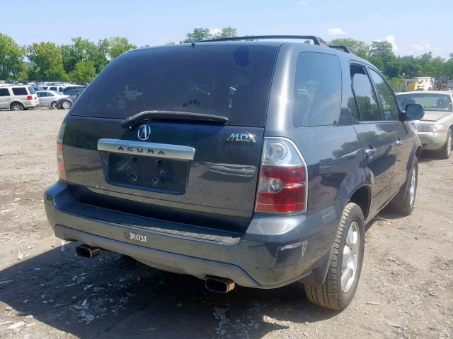 2HNYD18206H521172 - 2006 ACURA MDX GREEN photo 4