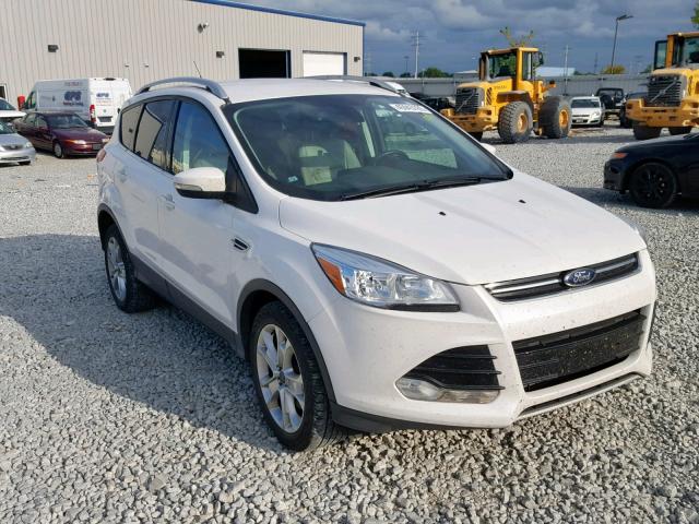 1FMCU9J99EUD52928 - 2014 FORD ESCAPE TIT WHITE photo 1