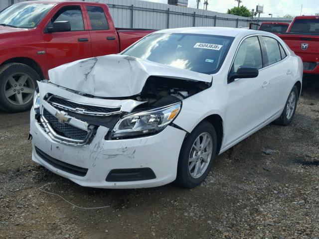 1G11A5SA4DF238868 - 2013 CHEVROLET MALIBU LS WHITE photo 2