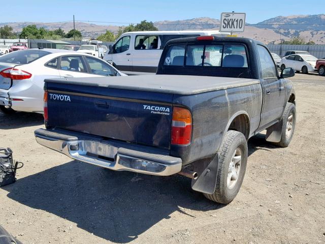 4TANM92N3XZ528334 - 1999 TOYOTA TACOMA PRE BLACK photo 4