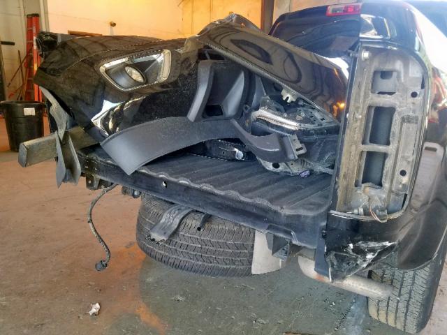 1GCGTCE38G1115928 - 2016 CHEVROLET COLORADO L BLACK photo 9