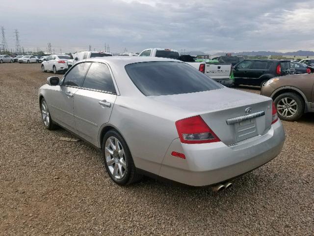 JNKAY41E83M000497 - 2003 INFINITI M45 SILVER photo 3