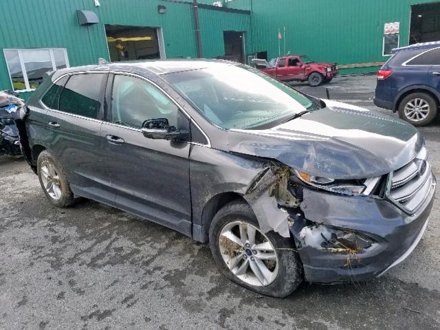 2FMPK4J8XJBC02912 - 2018 FORD EDGE SEL GRAY photo 1