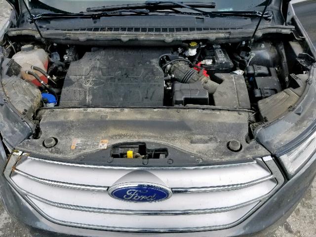 2FMPK4J8XJBC02912 - 2018 FORD EDGE SEL GRAY photo 7