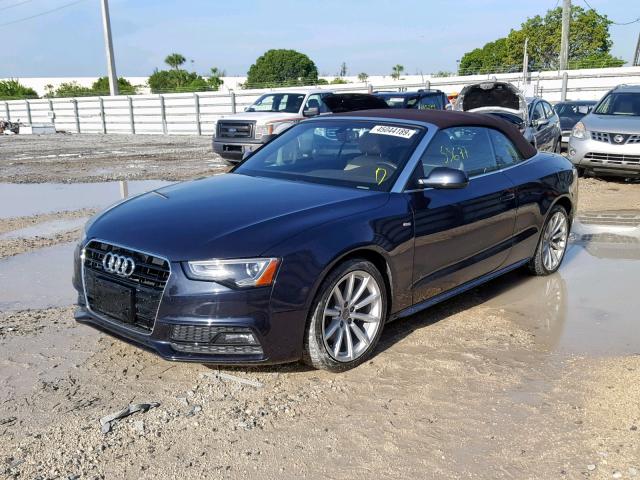 WAUMFAFH9FN003359 - 2015 AUDI A5 PREMIUM BLUE photo 2