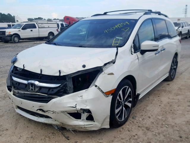 5FNRL6H99KB003746 - 2019 HONDA ODYSSEY EL WHITE photo 2