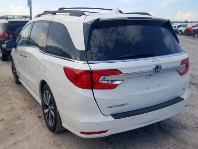 5FNRL6H99KB003746 - 2019 HONDA ODYSSEY EL WHITE photo 3