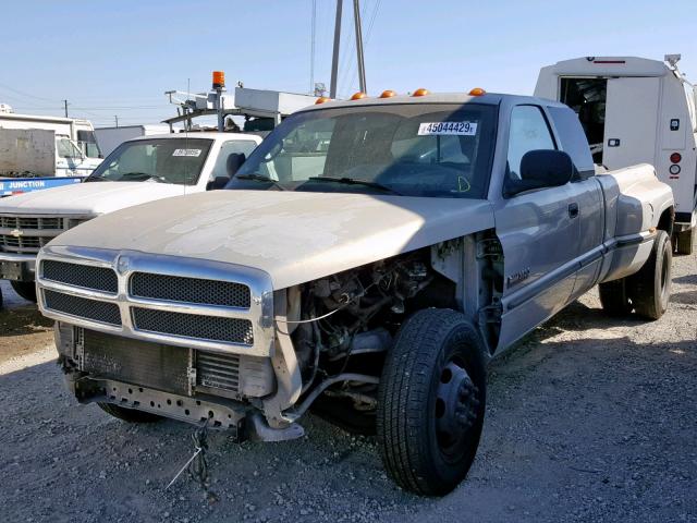 1B7MC336XYJ159849 - 2000 DODGE RAM 3500 SILVER photo 2