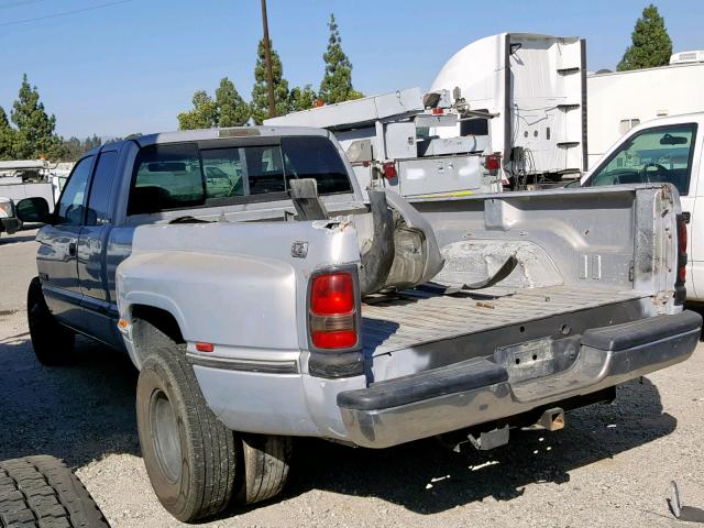 1B7MC336XYJ159849 - 2000 DODGE RAM 3500 SILVER photo 3