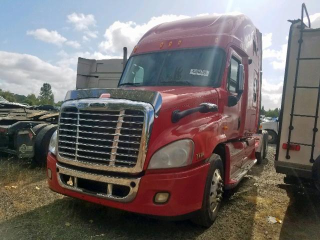 1FUJGLDR2ALAL9534 - 2010 FREIGHTLINER CASCADIA 1 RED photo 2