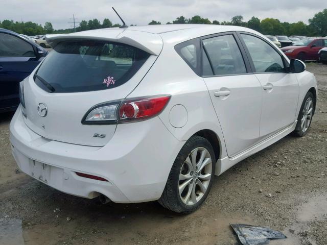 JM1BL1H60A1349220 - 2010 MAZDA 3 S WHITE photo 4