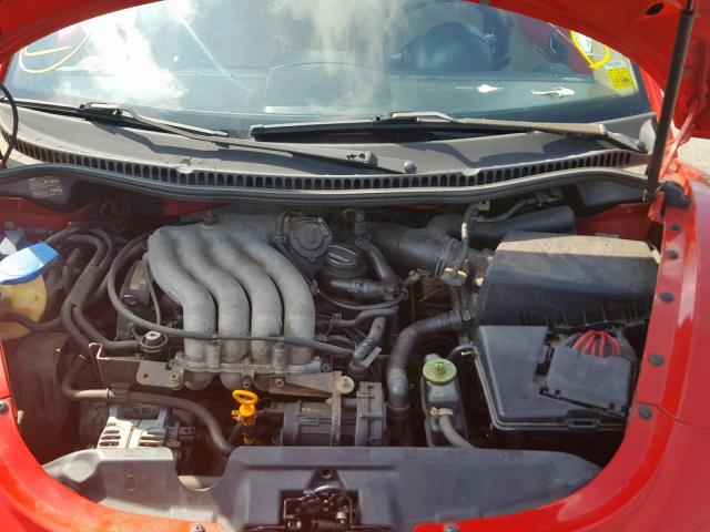 3VWCC21C2XM410912 - 1999 VOLKSWAGEN NEW BEETLE წითელი ფოტო 7