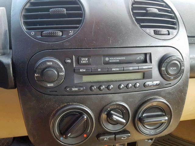 3VWCC21C2XM410912 - 1999 VOLKSWAGEN NEW BEETLE წითელი ფოტო 9