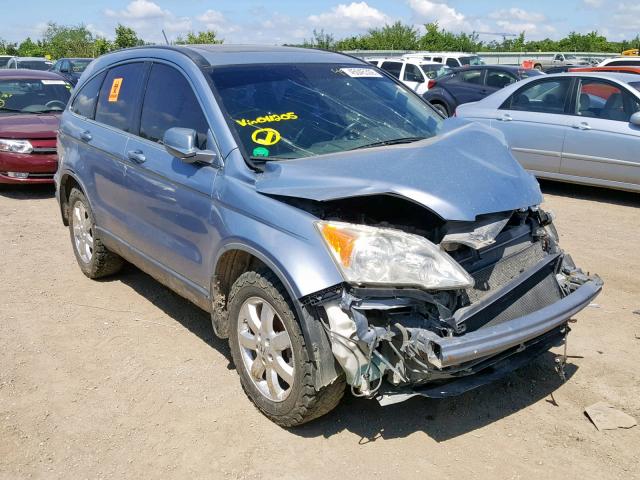 JHLRE48797C011205 - 2007 HONDA CR-V EXL BLUE photo 1