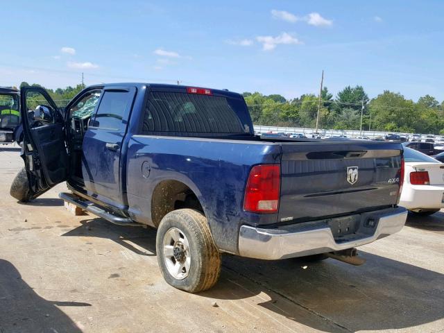 3C6UD5CL1CG335882 - 2012 DODGE RAM 2500 S BLUE photo 3