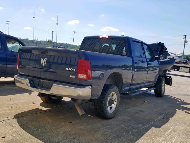 3C6UD5CL1CG335882 - 2012 DODGE RAM 2500 S BLUE photo 4