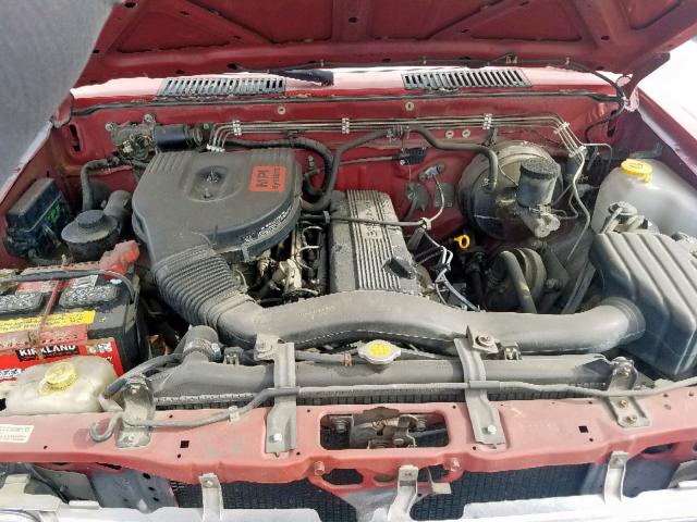 1N6SD11Y0NC352926 - 1992 NISSAN TRUCK SHOR RED photo 7