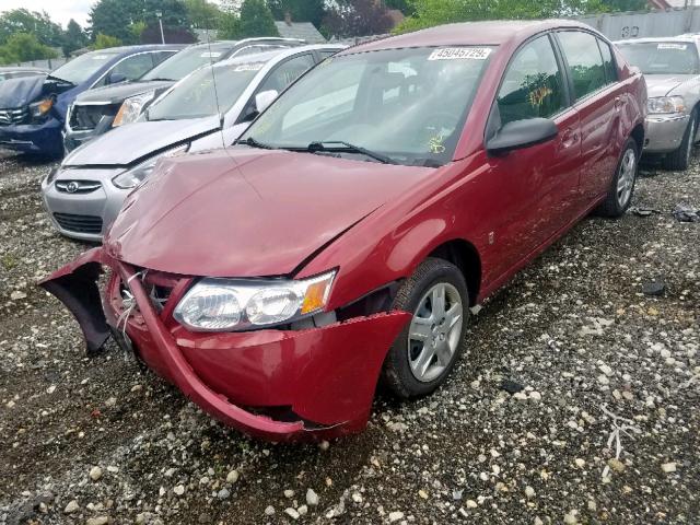 1G8AJ55F07Z180723 - 2007 SATURN ION LEVEL BURGUNDY photo 2