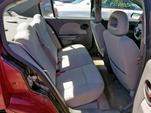 1G8AJ55F07Z180723 - 2007 SATURN ION LEVEL BURGUNDY photo 6