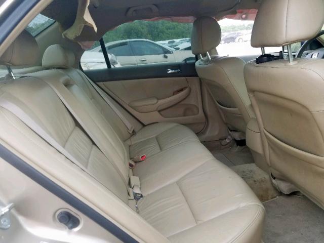 1HGCM66583A051026 - 2003 HONDA ACCORD GOLD photo 6