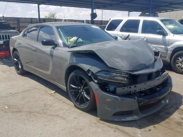 2C3CDXBG6JH145730 - 2018 DODGE CHARGER SX GRAY photo 1