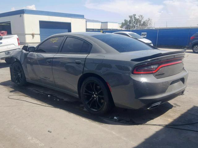 2C3CDXBG6JH145730 - 2018 DODGE CHARGER SX GRAY photo 3