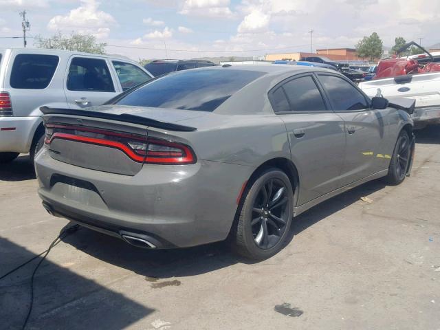 2C3CDXBG6JH145730 - 2018 DODGE CHARGER SX GRAY photo 4