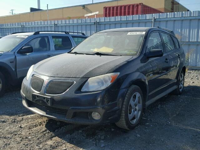 5Y2SL65898Z413804 - 2008 PONTIAC VIBE BLACK photo 2