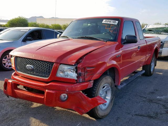 1FTYR14U73PB81427 - 2003 FORD RANGER SUP RED photo 2