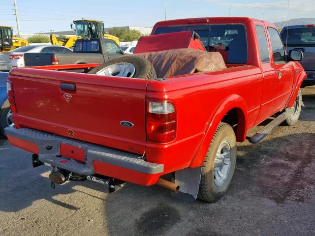 1FTYR14U73PB81427 - 2003 FORD RANGER SUP RED photo 4