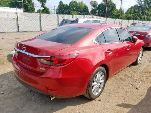 JM1GJ1U59F1188060 - 2015 MAZDA 6 SPORT RED photo 4