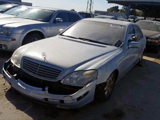 WDBNG75J31A152943 - 2001 MERCEDES-BENZ S 500 SILVER photo 2