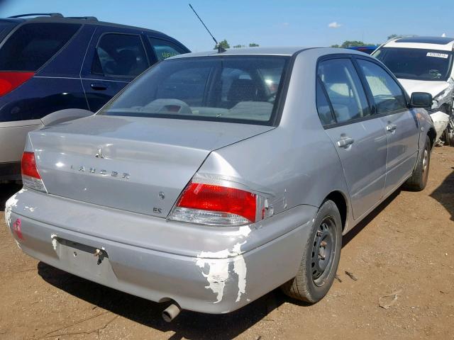 JA3AJ26E73U087942 - 2003 MITSUBISHI LANCER ES SILVER photo 4