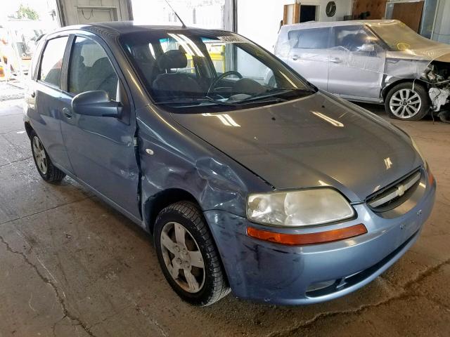 KL1TD66677B779967 - 2007 CHEVROLET AVEO BASE Көк фото 1