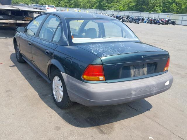 1G8ZH5280VZ217206 - 1997 SATURN SL1 GREEN photo 3