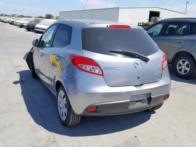 JM1DE1KZ9E0173348 - 2014 MAZDA MAZDA2 SPO GRAY photo 3