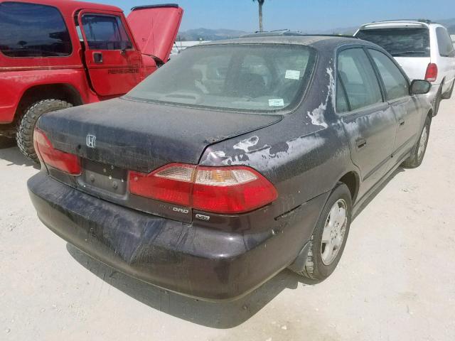 1HGCG1659WA002125 - 1998 HONDA ACCORD EX MAROON photo 4