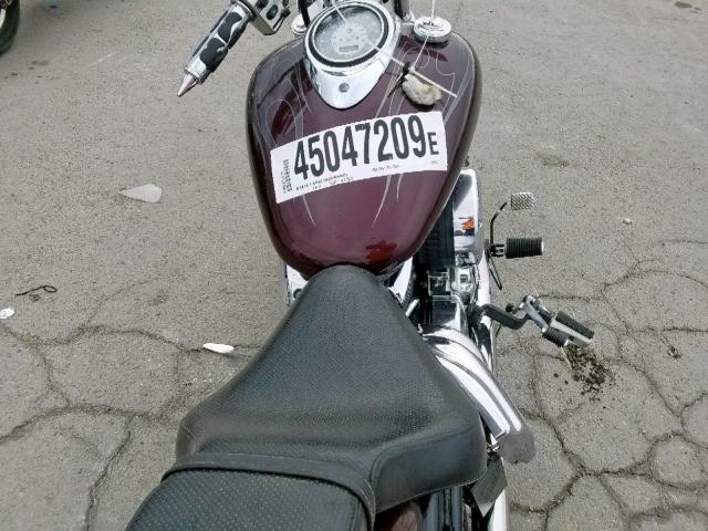 JYAVP11E97A092078 - 2007 YAMAHA XVS1100 BURGUNDY photo 5