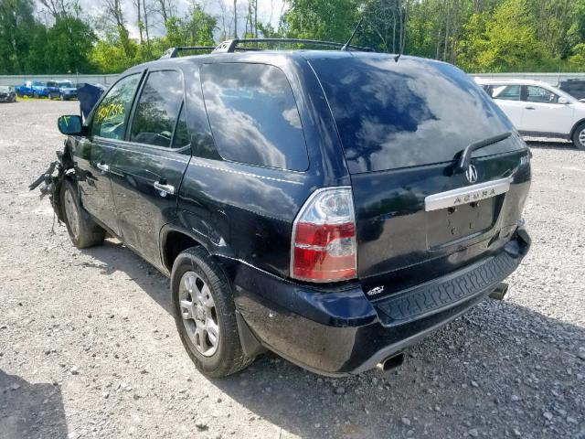 2HNYD18644H513690 - 2004 ACURA MDX TOURIN BLACK photo 3