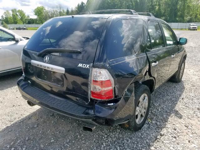 2HNYD18644H513690 - 2004 ACURA MDX TOURIN BLACK photo 4