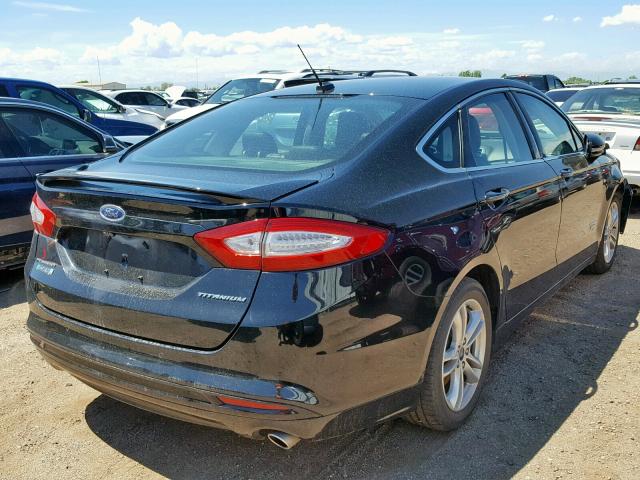 3FA6P0SU5GR123024 - 2016 FORD FUSION TIT BLACK photo 4