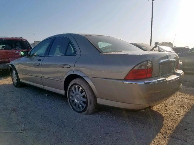 1LNHM86S84Y608320 - 2004 LINCOLN LS TAN photo 3