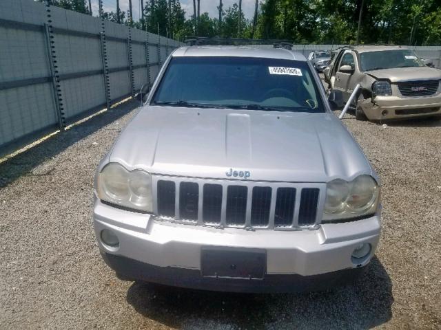 1J4HR48N45C604036 - 2005 JEEP GRAND CHER SILVER photo 9