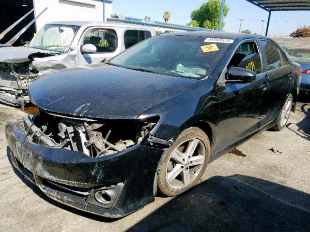 4T1BF1FK0CU115745 - 2012 TOYOTA CAMRY BASE BLACK photo 2