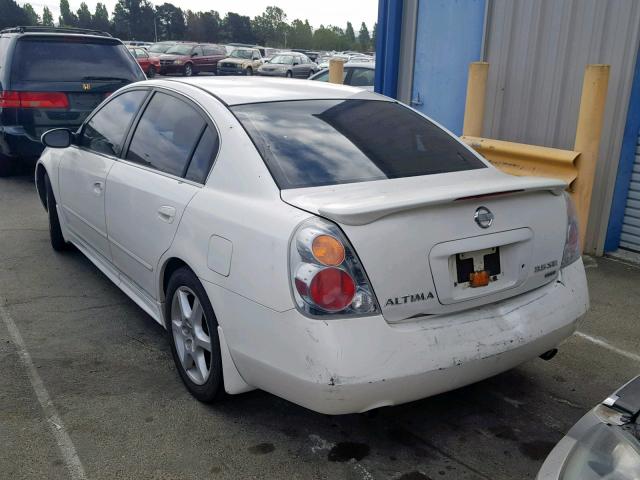 1N4BL11D83C131550 - 2003 NISSAN ALTIMA SE WHITE photo 3