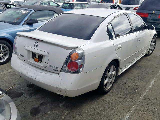 1N4BL11D83C131550 - 2003 NISSAN ALTIMA SE WHITE photo 4